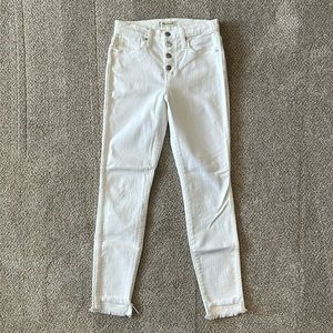 Madewell High Rise Skinny Jean ~ White ~ 26